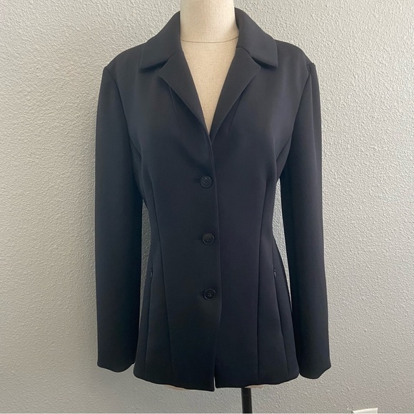 MM Lafleur Jackets & Blazers - M.M. LAFLUER Black Blazer Long Sleeve Size 6 Fitted